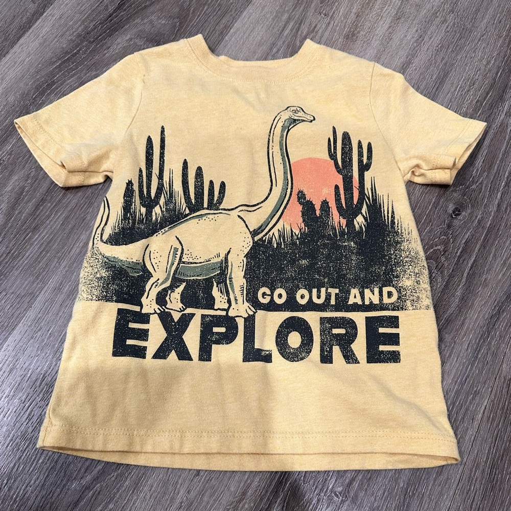 Garanimals Yellow Dinosaur Explore T-Shirt